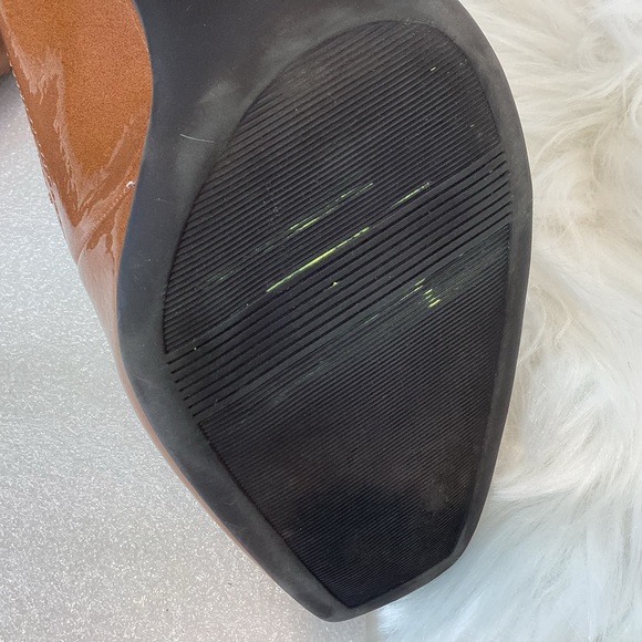 NATURALIZER WYNRIE LOAFERS BLOCK HEEL TAWNY BROWN SZ 9 - Picture 11 of 13